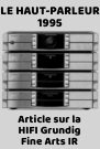 Article du Haut parleur de 1995 sur la chaine HIFI Fine Arts IR Grundig