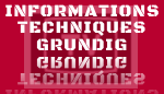 Informations techniques autoradios Grundig