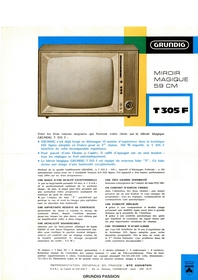 T 305 F Grundig fiche produit