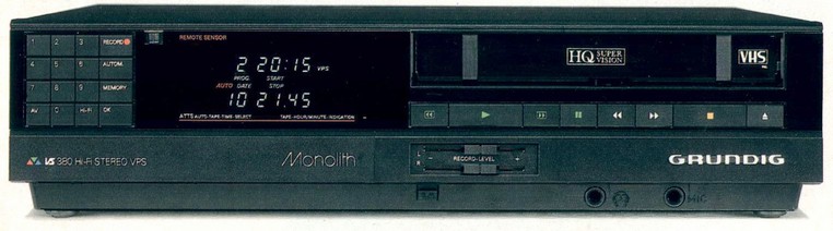 Magnetoscope VHS allemand VS 380 HIFI stereo VPS