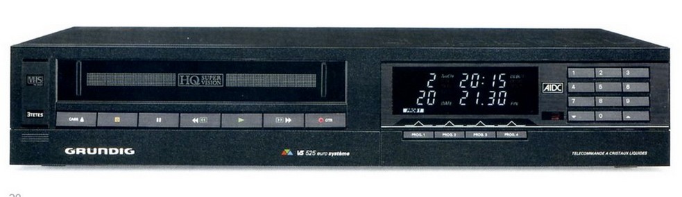 Magnetoscope VHS VS 525 Euro et TVR