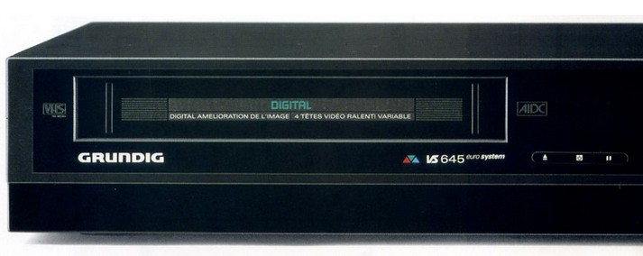 Magnetoscope VHS VS 645 EURO TEXT