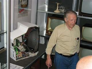 Walter Meyer au musée de la radiodiffusion allemande en 2006.